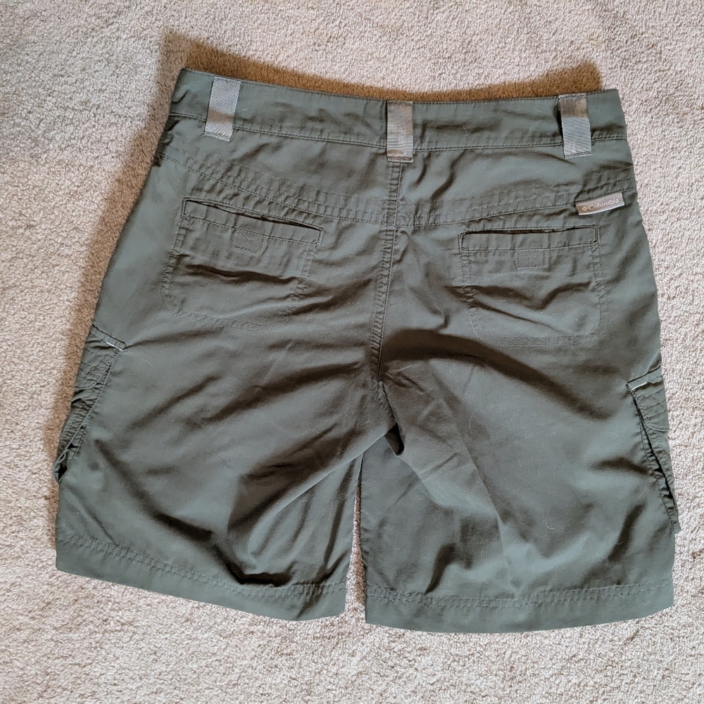 Columbia Women's Cargo Shorts Army Olive Green 6 - Picture 7 of 7